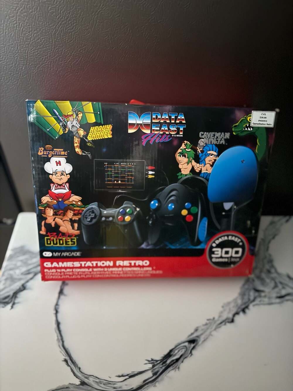 My Arcade GameStation Retro Data East Hits Plug 'N Play Console with 300 Games